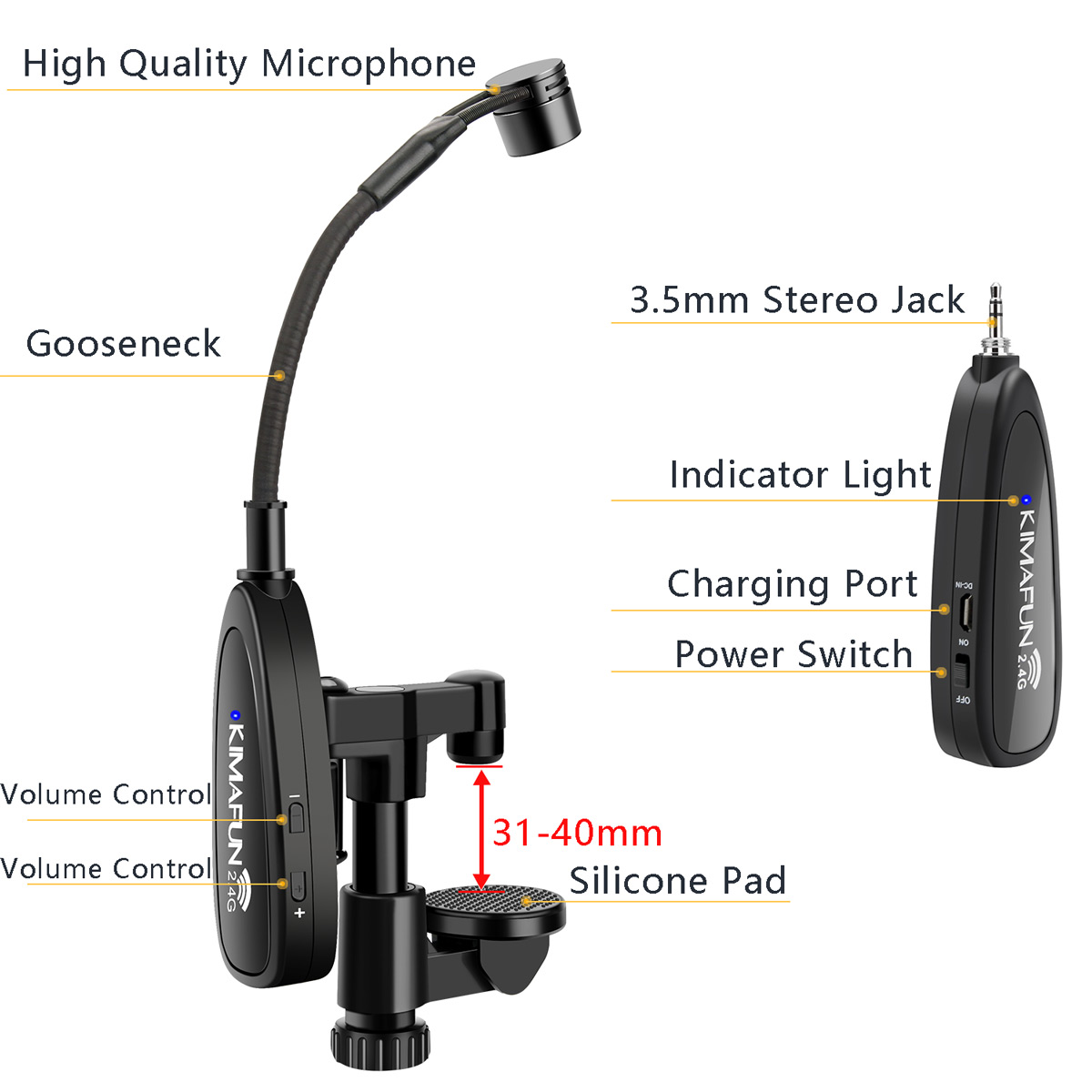 KIMAFUN 2.4G Musical Instrumen - Musical Instrument Videos review and price